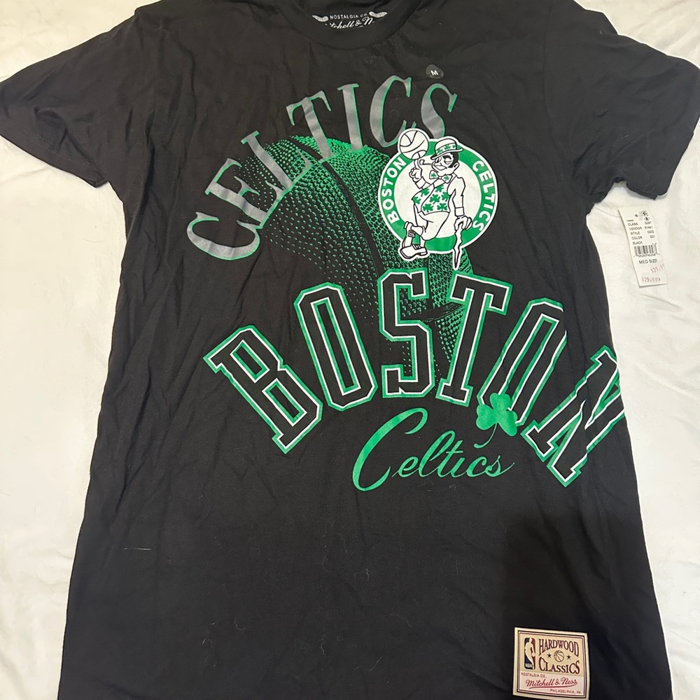Mitchell & Ness Hardwood Classics Black Tee